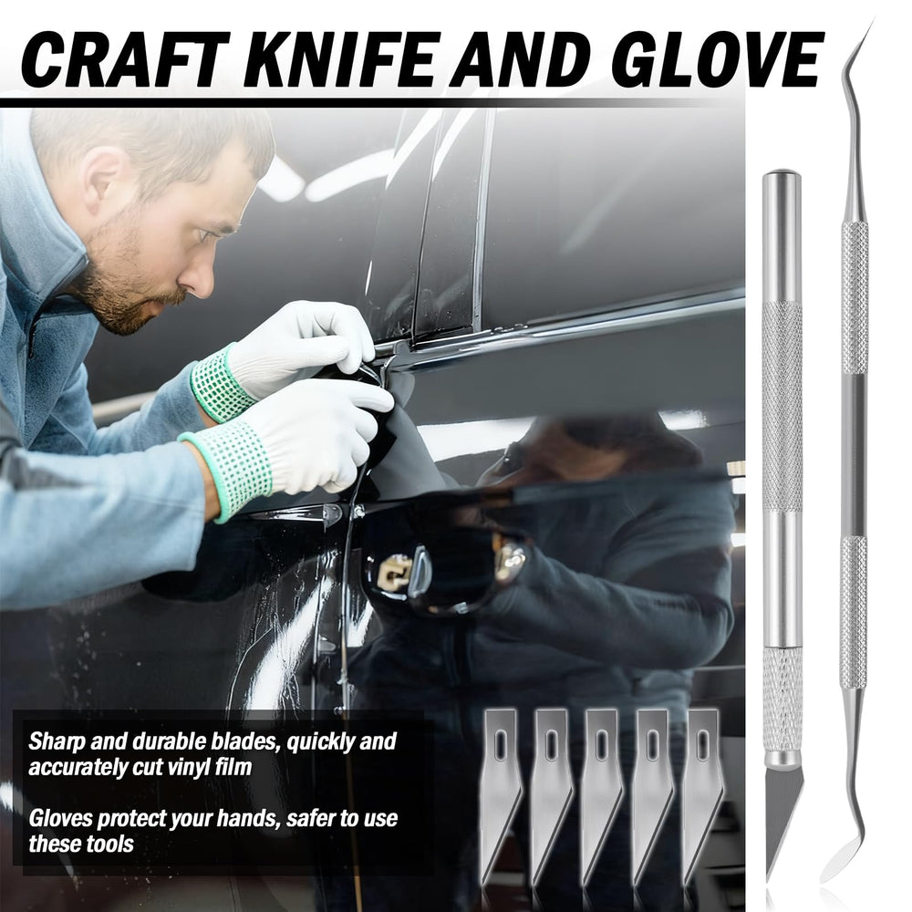 VKQTS safety cutter keeps trimming clean and safe during wrap work