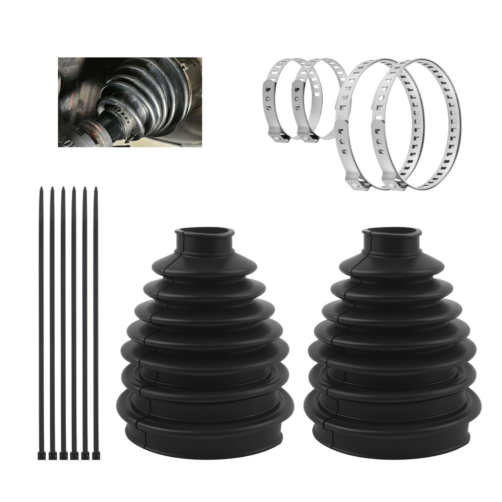 VKQTS CV boot kit dust-protection cover delivers a tight seal for cleaner CV joints.