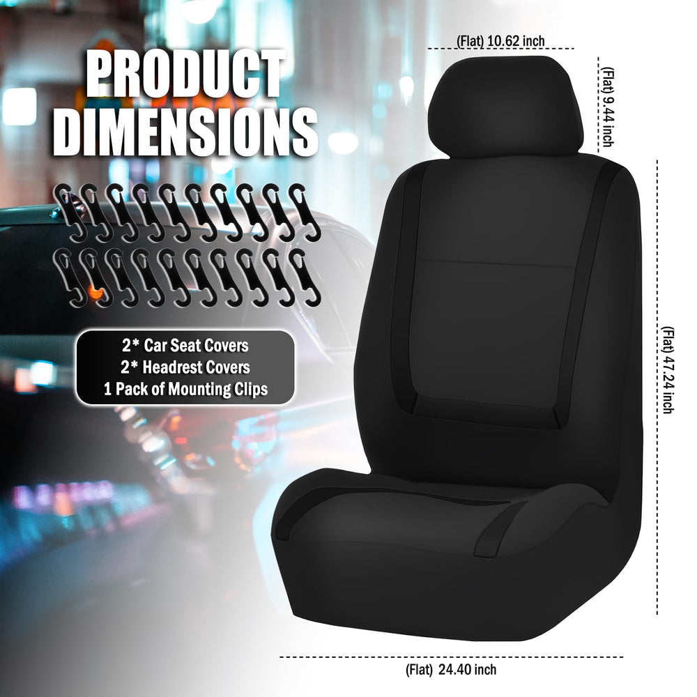 VKQTS headrest cover set providing breathable protection for passengers