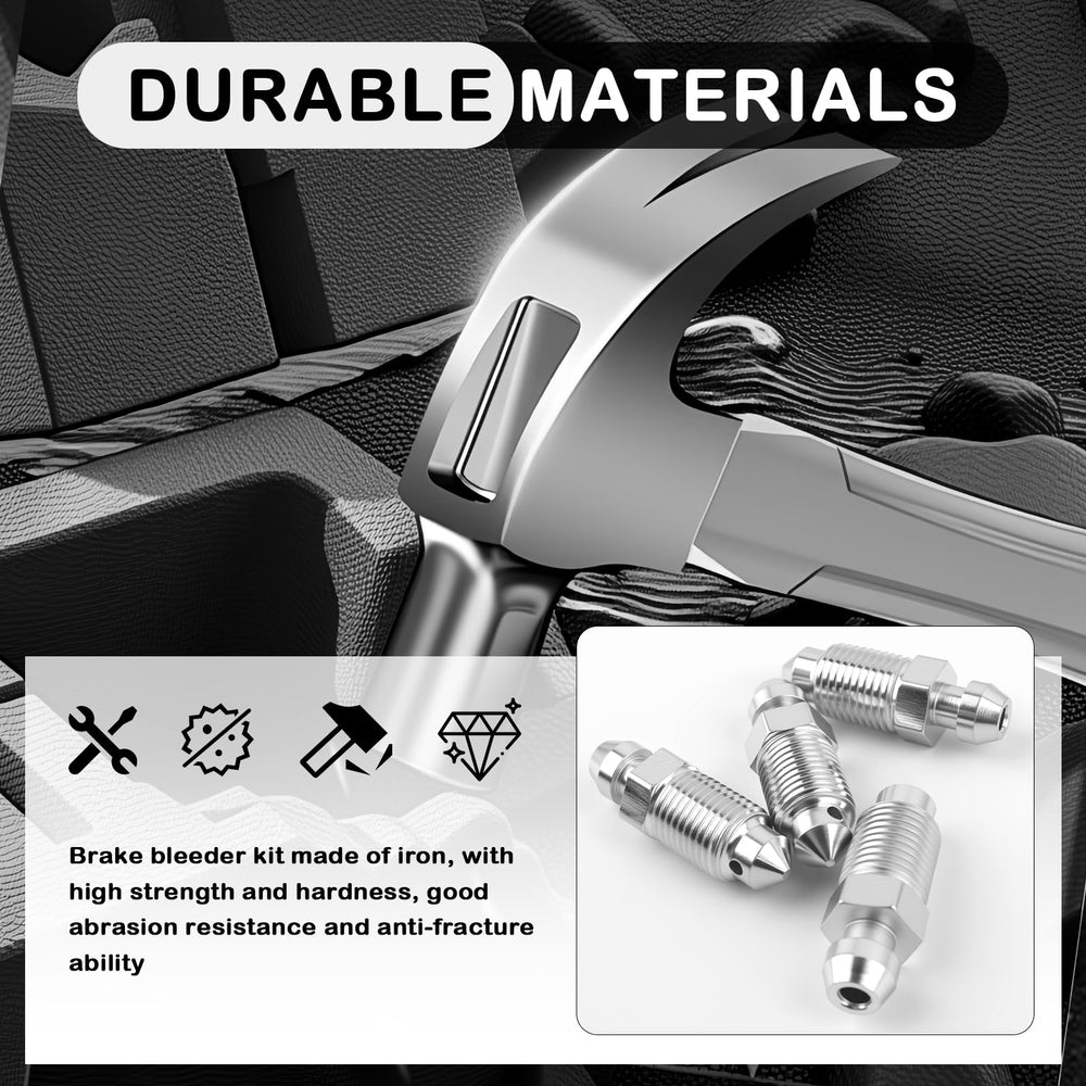 VKQTS precision threads detail on bleeder screws ensuring snug installation