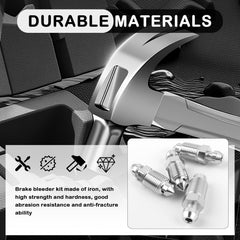 VKQTS precision threads detail on bleeder screws ensuring snug installation
