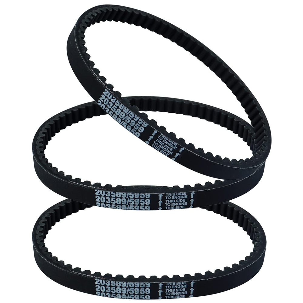 VKVXCLON three-pack belt set offers convenient replacements and longer service life.