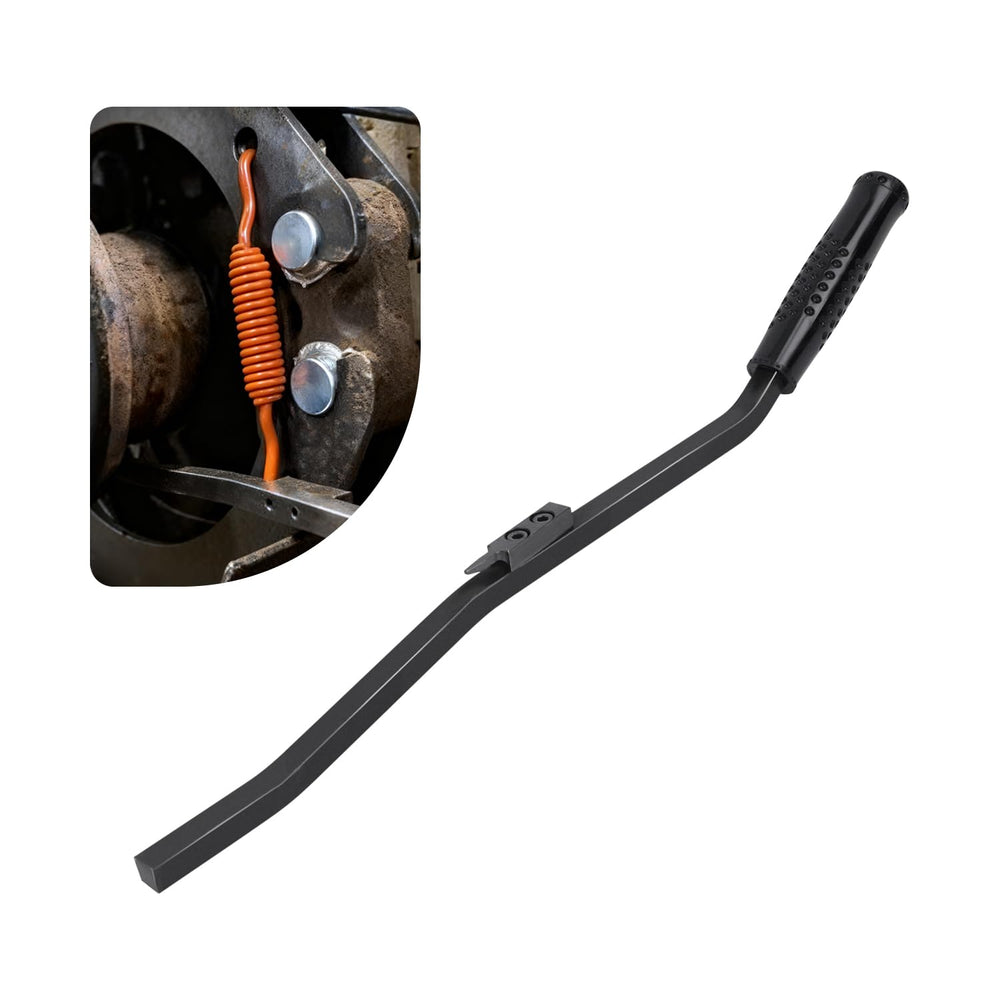 VKVXCLON S-Cam brake spring tool in use for rugged tractor installations