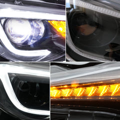 VLAND headlight assembly DRL running light for daytime visibility.