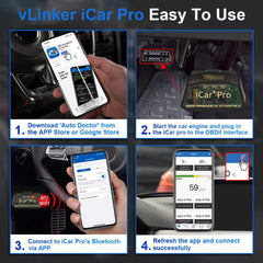 vLinker iCar Pro Mini supports petrol and light diesel vehicles