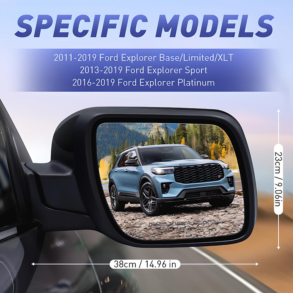 VMDCcdz right side mirror angled view highlights aerodynamic housing and visibility.
