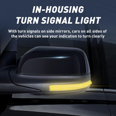 14 pin connector enables multi-feature power folding and heating.