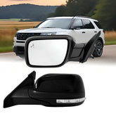 VMDCcdz driver side mirror for Ford Explorer with heated glass for all-season visibility.