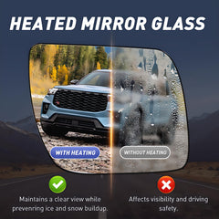 VMDCcdz mirror with blind spot light enhances road awareness