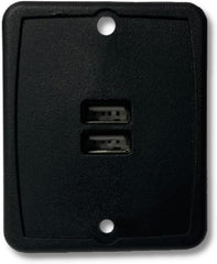 VMDLKB RV dashboard USB outlet with 5V charging capability.
