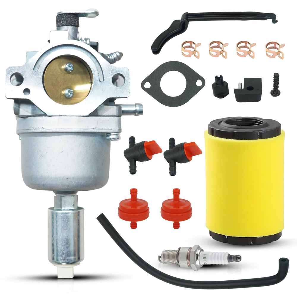 VNATVU carburetor assembly closeup for Troy-Bilt Pony, precise fit and reliable mowing.