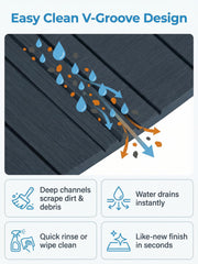 Vnivxte RV Step Covers 6mm EVA foam offers durable protection.