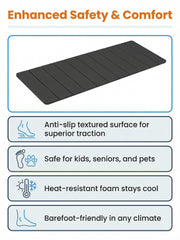 Vnivxte RV Step Covers peel-and-stick for quick setup.
