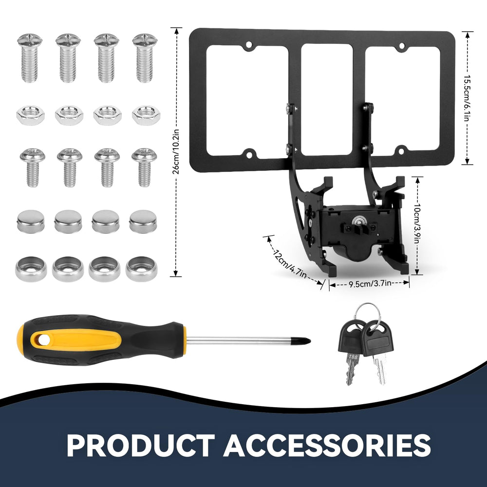 Vnkesno CNC-machined bracket fits 2020-2024 Model Y and 2017-2023 Model 3 precisely.