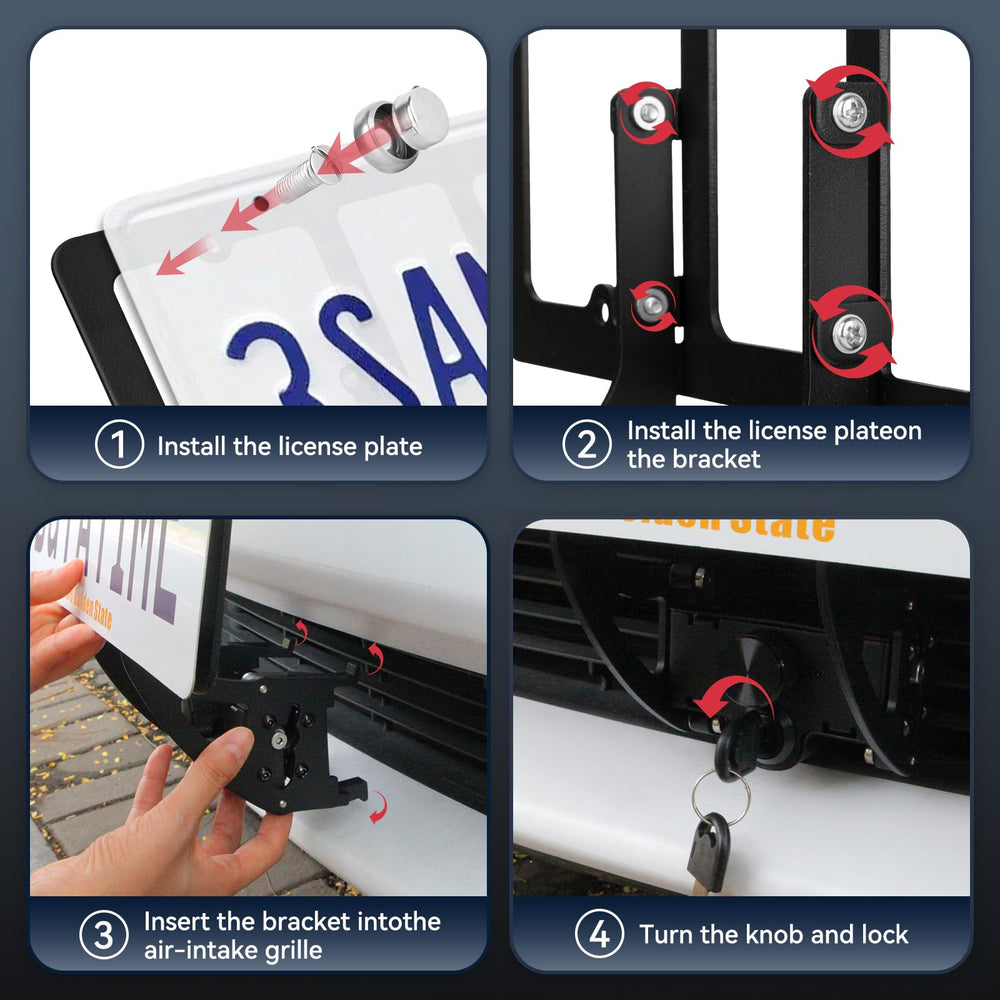 Vnkesno secure clamp front plate bracket prevents loosening at high speeds on Model 3.