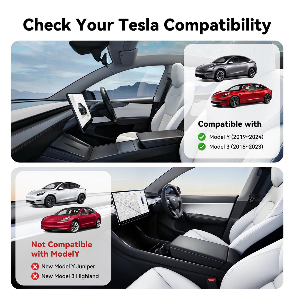 Vnkesno lightweight frame adds a clean OEM-like finish to Tesla Model Y front.