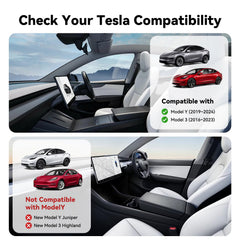 Vnkesno lightweight frame adds a clean OEM-like finish to Tesla Model Y front.
