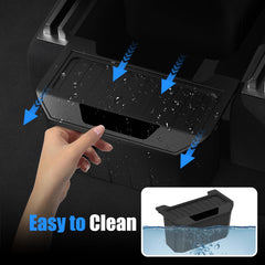 Vnkesno easy-to-clean surface wipes clean with a damp cloth.