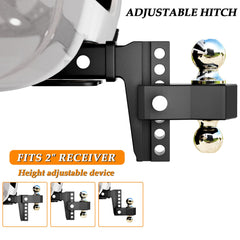 VNN anti-theft locking system on trailer hitch for security