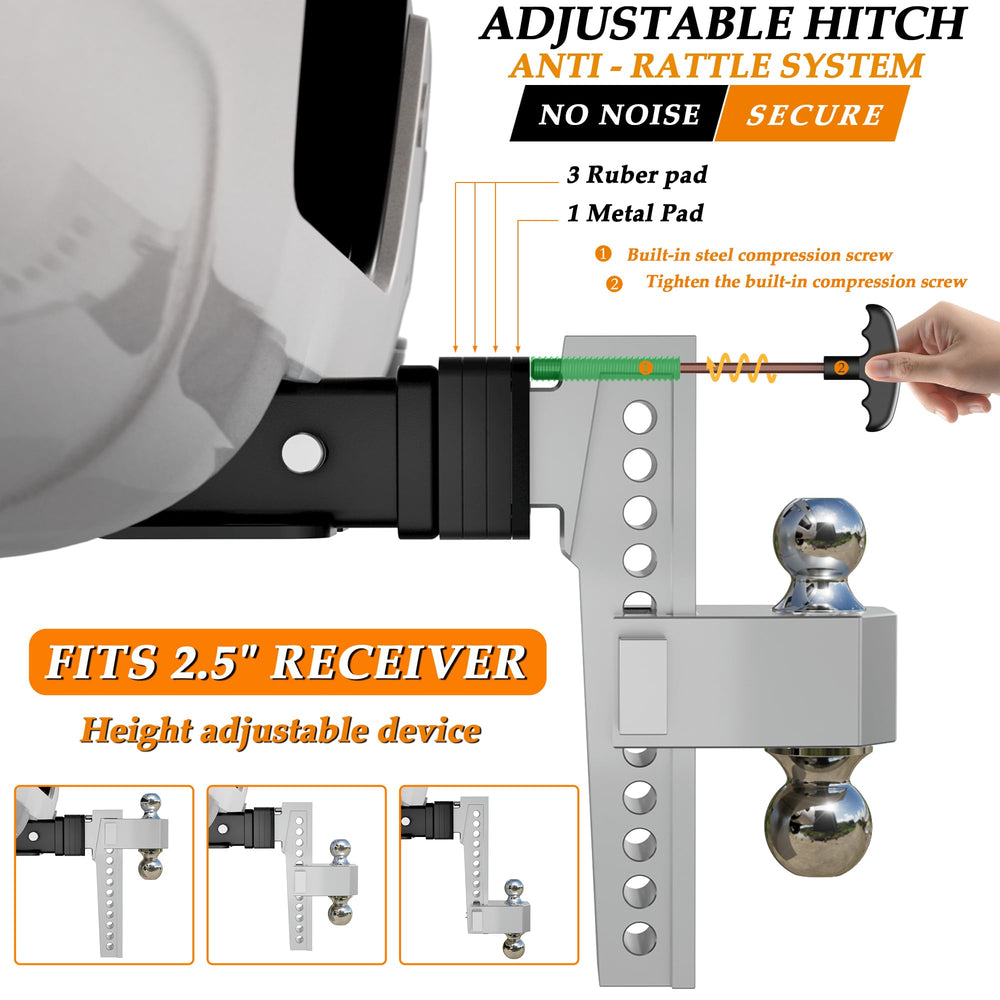 VNN tri-ball system ready for multiple ball sizes for flexible towing