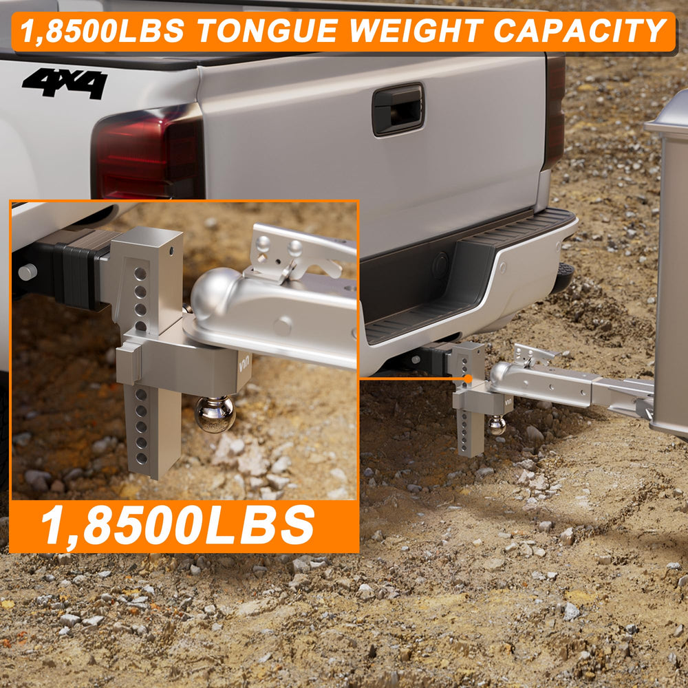 VNN locking hitch pins provide security during parking and transit