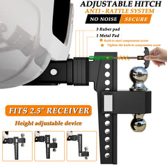 VNN interchangeable tri-balls (1-7/8, 2, 2-5/16) for multiple loads