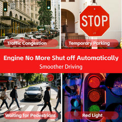 VNVNMV A‑OFF button detail enabling easy reactivation of start‑stop