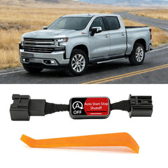 VNVNMV start-stop eliminator panel ready for plug‑and‑play setup on Silverado/Sierra 1500