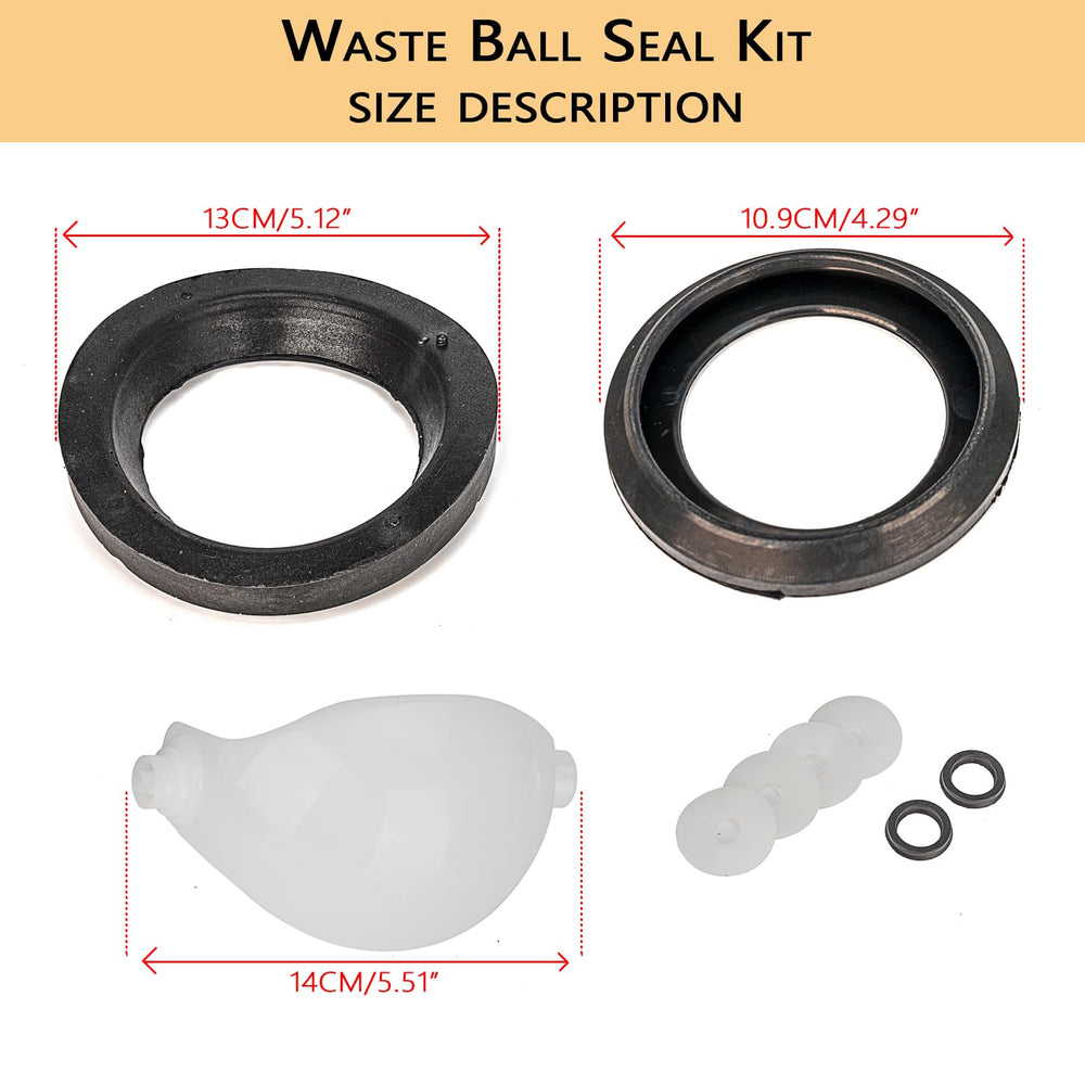 VODCACA closet flange seals layout for secure mounting