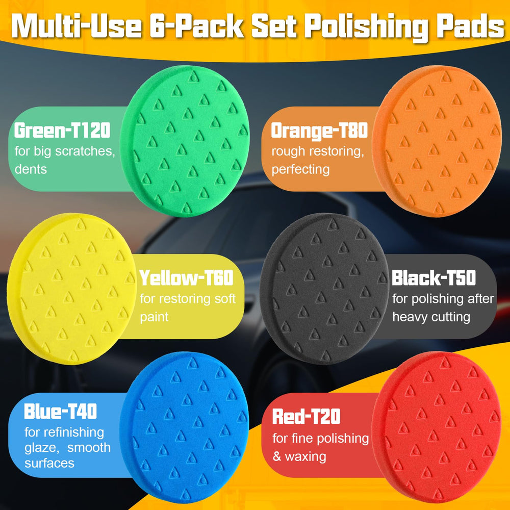 VOFirst black buffing pad for light sanding and refined shine.