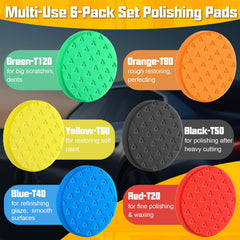 VOFirst black polishing pad for light sanding and gloss enhancement.
