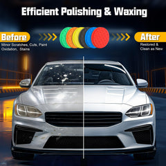 VOFirst blue polishing pad for gentle finishing and smooth results.