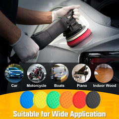 VOFirst complete 6-pack polishing pad kit for versatile detailing.