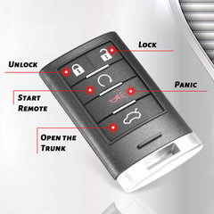 VOFONO Cadillac CTS key fob replacement kit in view