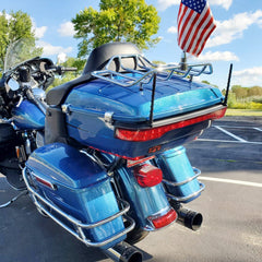 VOFONO Harley antenna installation by hand, 30-second tool-free replacement