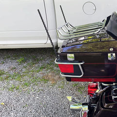 VOFONO spiral antenna for Harley-Electra Glide installation