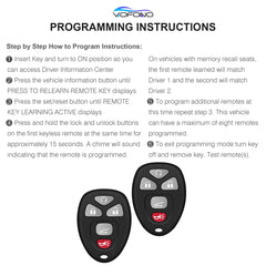 VOFONO Yukon XL key fob compact design for easy entry and ignition