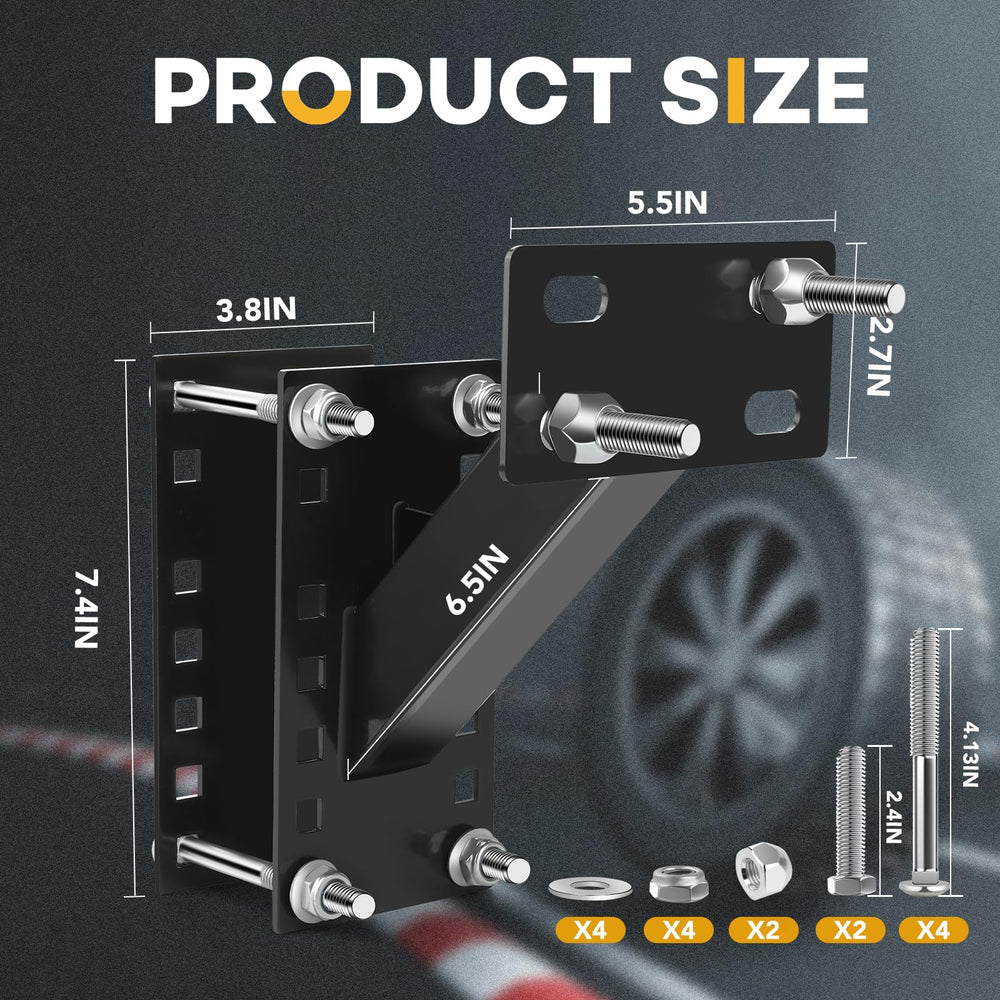 VOISEN spare tire mount on boat trailer shows universal fit and easy access