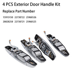 Volinsya exterior chrome door handle front right, smooth operation and restored style.