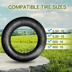 VOLOOX 650-16 inner tube fits 6.50/7.50-16 tires for flexible compatibility