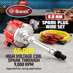 Voltstorm spark plug wires 8mm set for high RPM spark delivery
