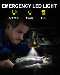 VoltSurge D01S jumper cables ready for safe vehicle boosts.