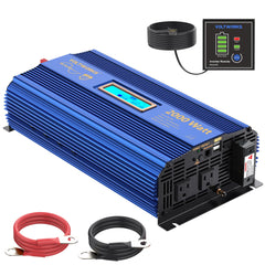 VoltWorks 24V 2000W inverter front view for off-grid power readiness