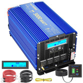 VoltWORKS 3000W pure sine wave inverter front view for reliable off-grid power