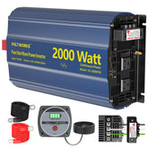 VOLTWORKS 2000W pure sine inverter powering essential devices on the road