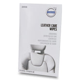Volvo Genuine Leather Care Wipes pack image for quick leather cleaning.