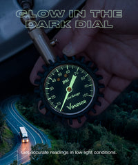Vondior gauge provides instant readings without batteries on the go