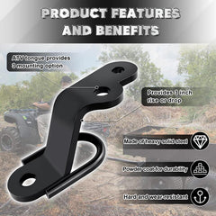 VONLX heavy-duty steel with rust-resistant black powder coating.