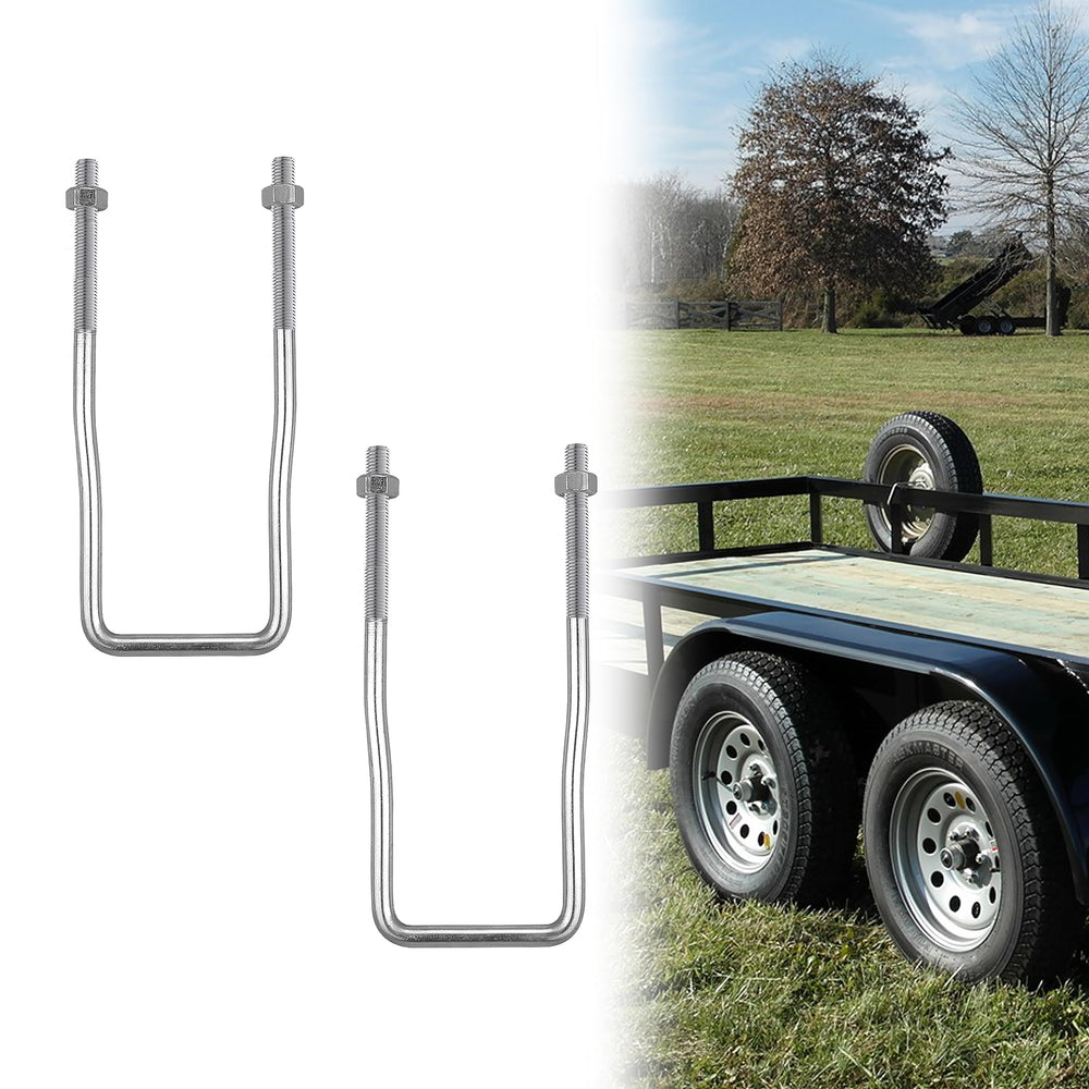 VONLX spare tire U-bolt side mount assembly provides secure trailer mounting in all weather.