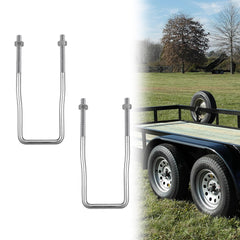VONLX spare tire U-bolt side mount assembly provides secure trailer mounting in all weather.